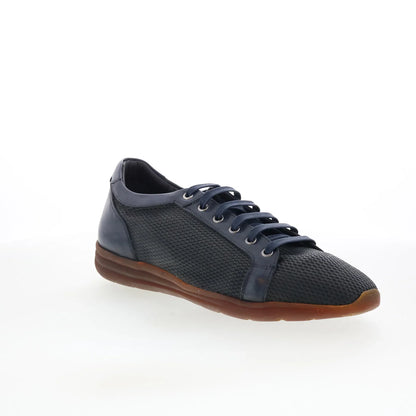 Di Bianco Binetto Mens Black Mesh Lace Up Lifestyle Sneakers Shoes