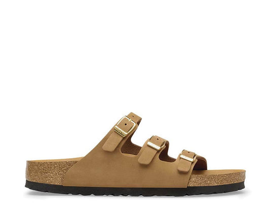 Birkenstock Florida Nubuck Leather "Mink"