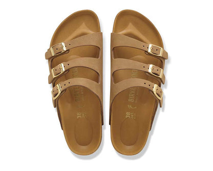 Birkenstock Florida Nubuck Leather "Mink"