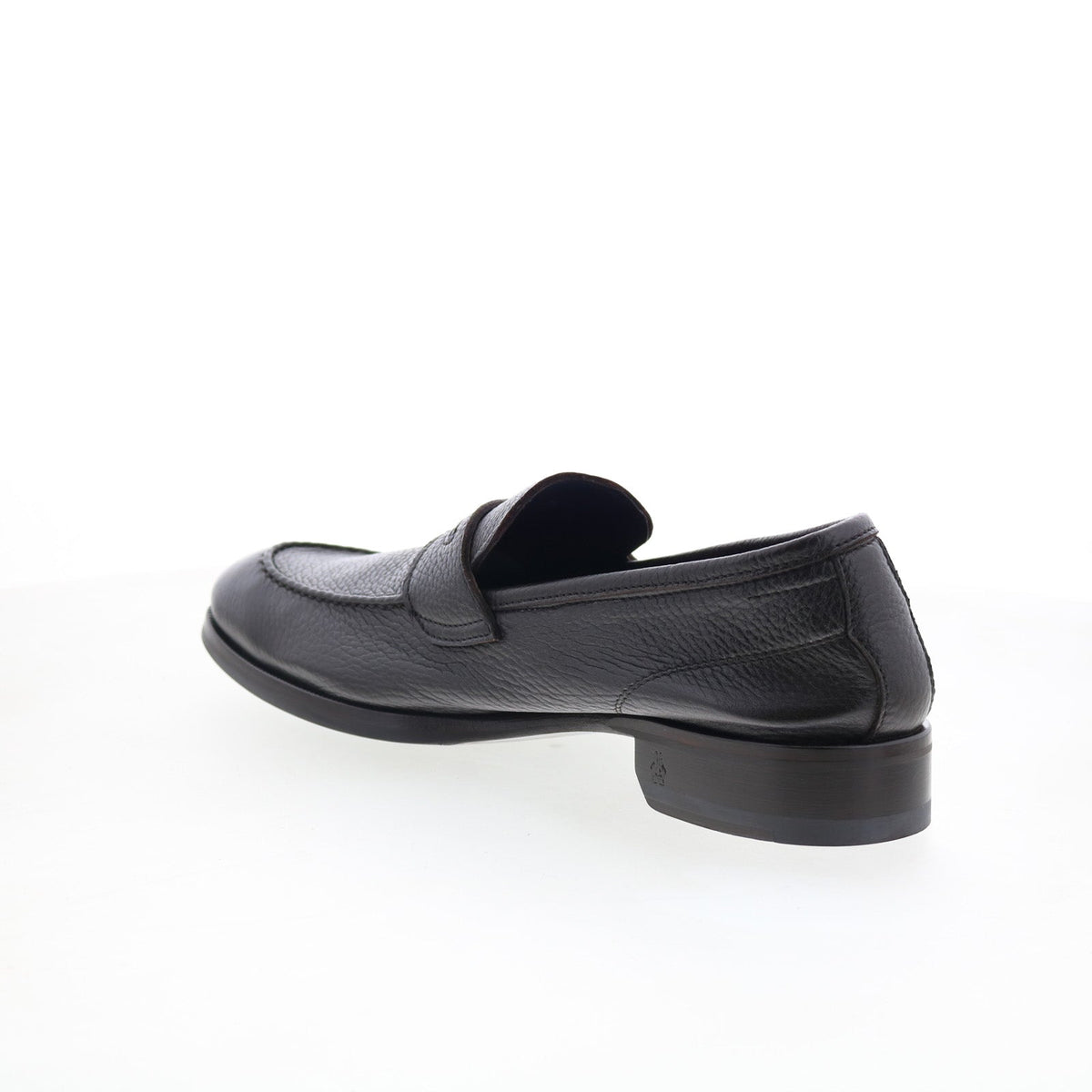 Di Bianco Brera Mens Brown Leather Slip On Loafers & Slip Ons Penny Shoes