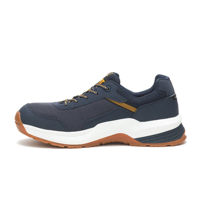 Caterpillar Streamline 2.0 Mesh Composite Toe Mens Blue Wide Work Shoes
