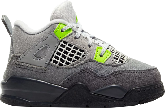 Nike Toddlers Air Jordan 4 Retro SE Sneakers - 'Neon 95'