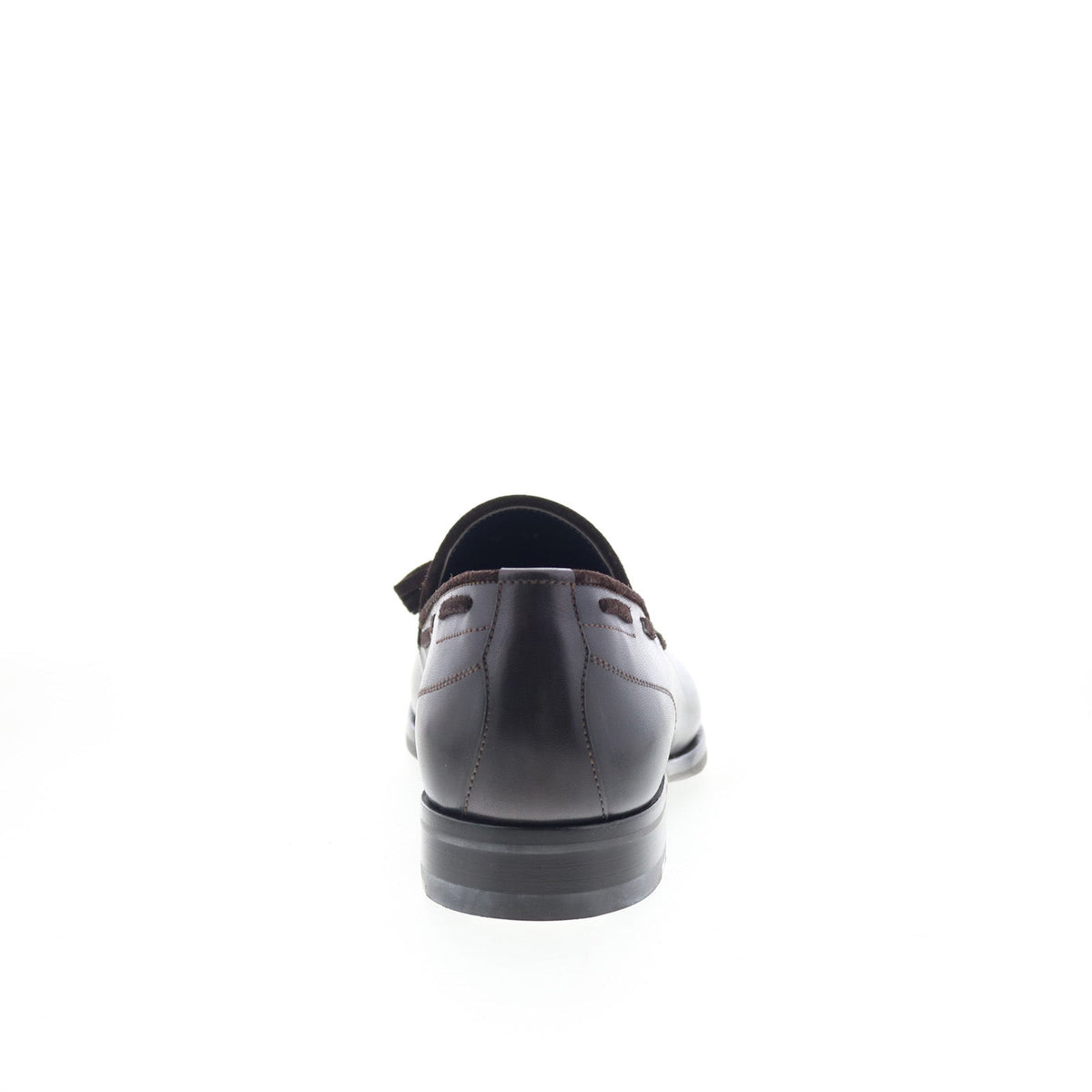 Di Bianco Cercola Mens Brown Leather Slip On Loafers & Slip Ons Casual Shoes