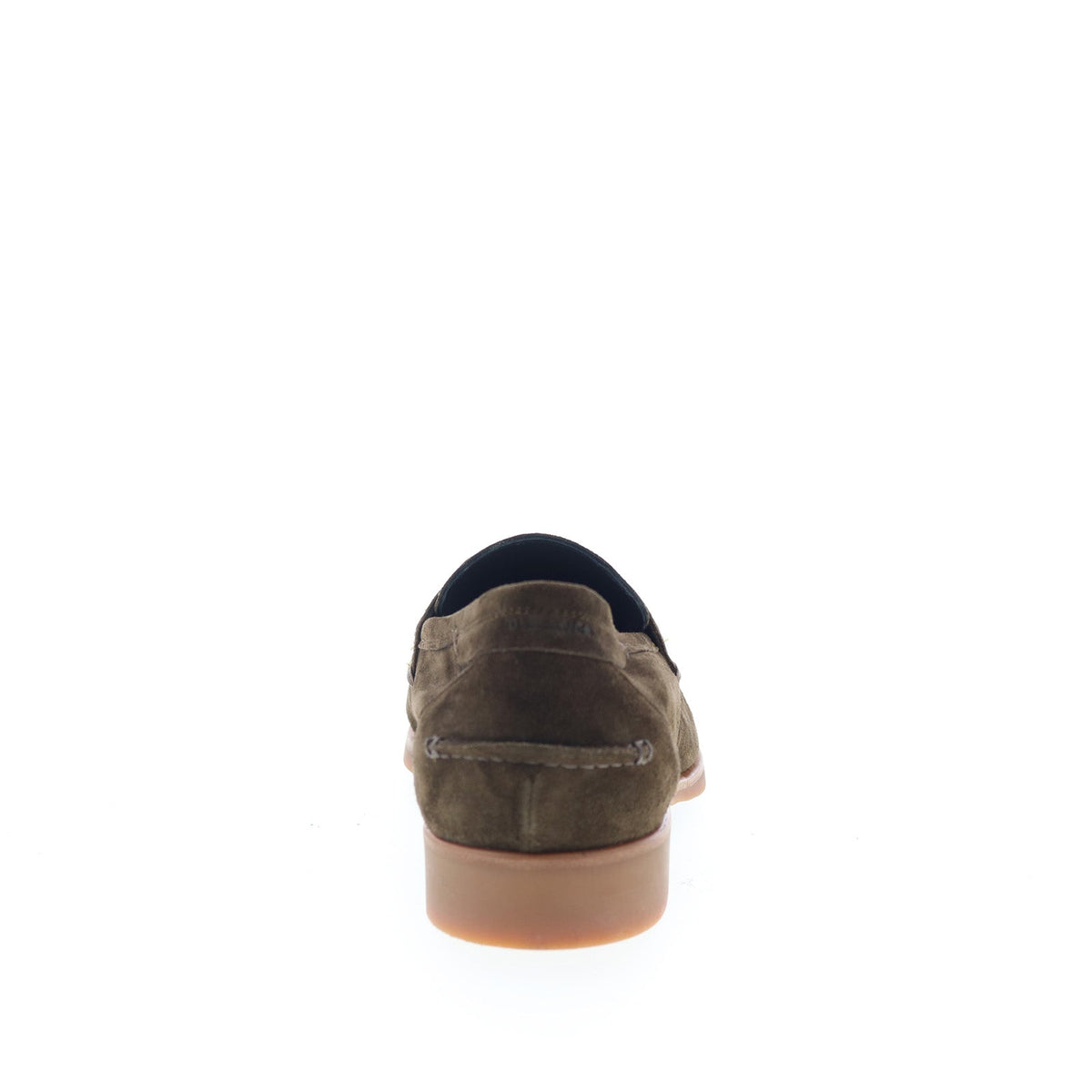 Di Bianco Drocida Mens Brown Suede Slip On Loafers & Slip Ons Penny Shoes