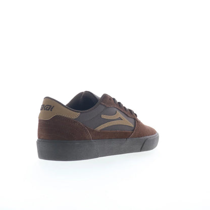 Lakai Cambridge Mens Brown Suede Lace Up Skate Inspired Sneakers Shoes