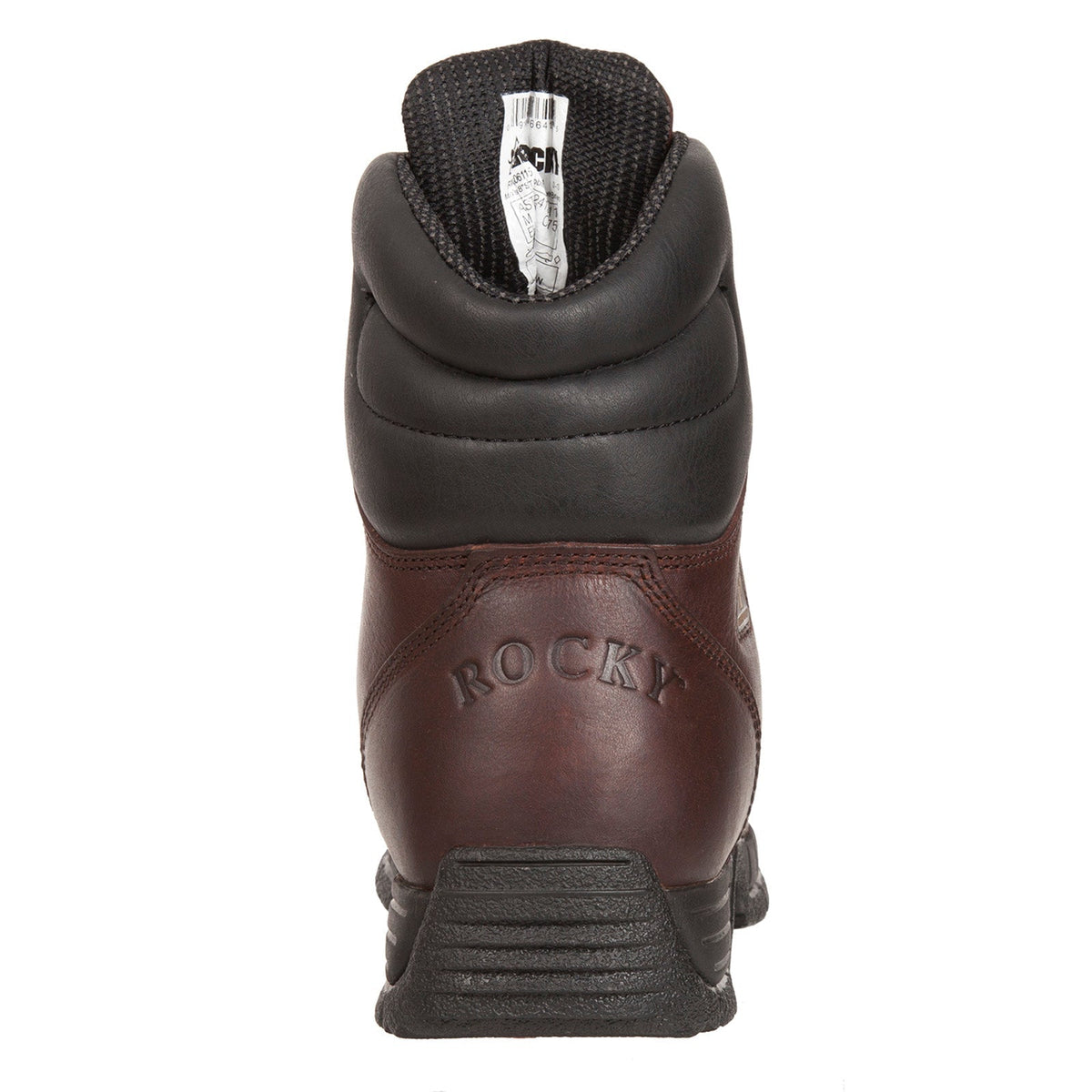 Rocky MobiLite 8" Steel Toe WP Oil-Resistant Work Boot Mens Brown Work Boots