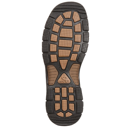 Rocky MobiLite 8" Steel Toe WP Oil-Resistant Work Boot Mens Brown Work Boots