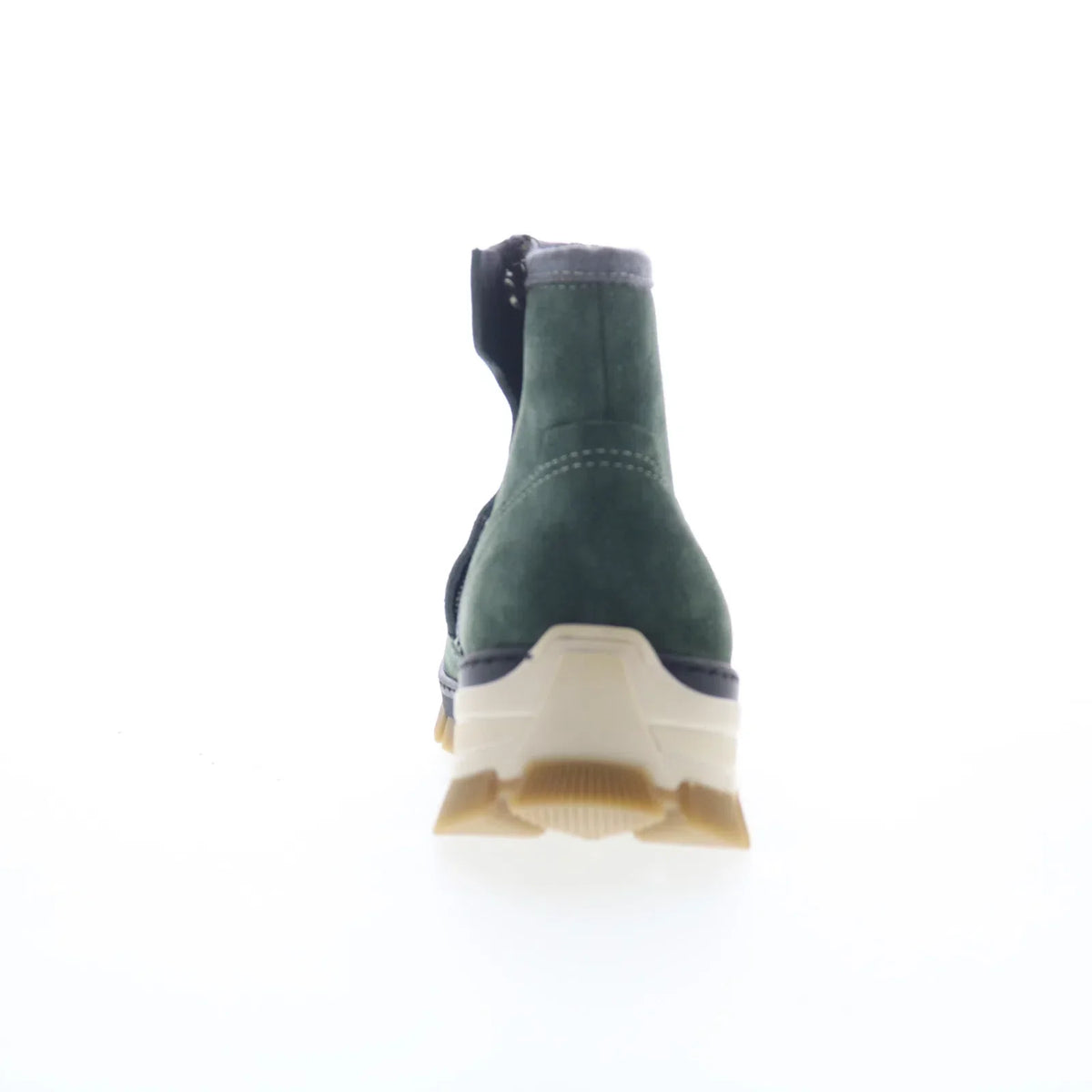 Di Bianco Go Rain FONTANELLA Mens Green Suede Zipper Casual Dress Boots