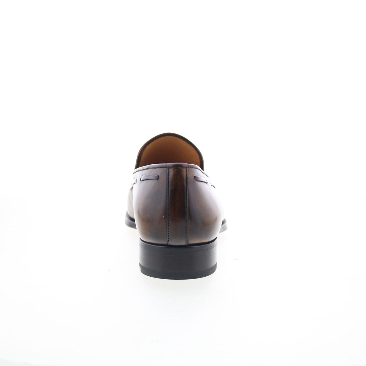 Di Bianco GB317 Mens Brown Leather Slip On Loafers & Slip Ons Casual Shoes