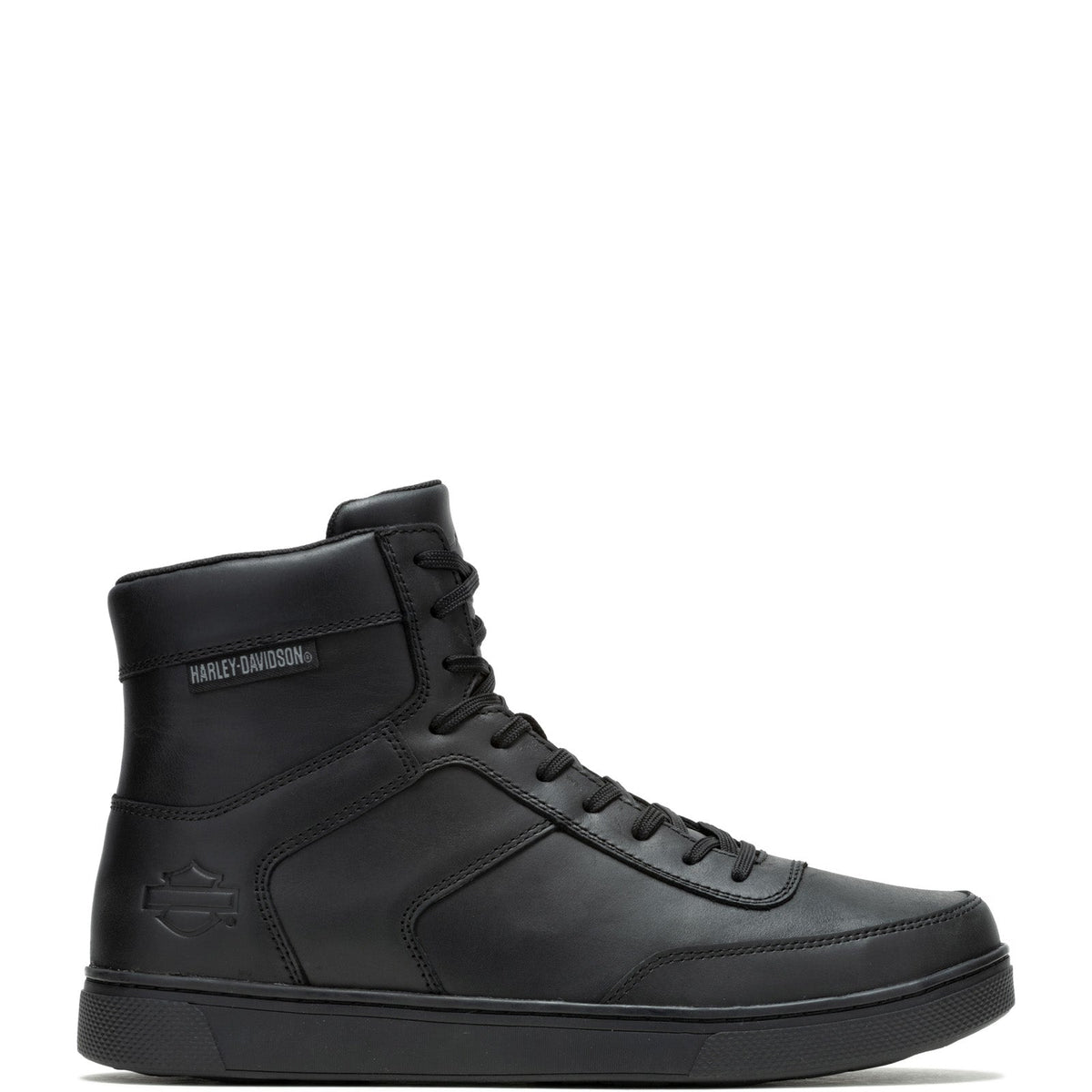 Harley-Davidson Grady D96306 Mens Black Leather Lifestyle Sneakers Shoes