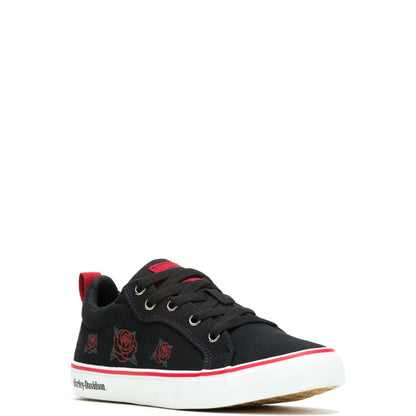 Harley-Davidson Torland D84003 Womens Black Canvas Lifestyle Sneakers Shoes