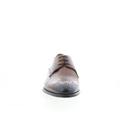 Pastori by Di Bianco Hadrian Mens Brown Oxfords Wingtip & Brogue Shoes