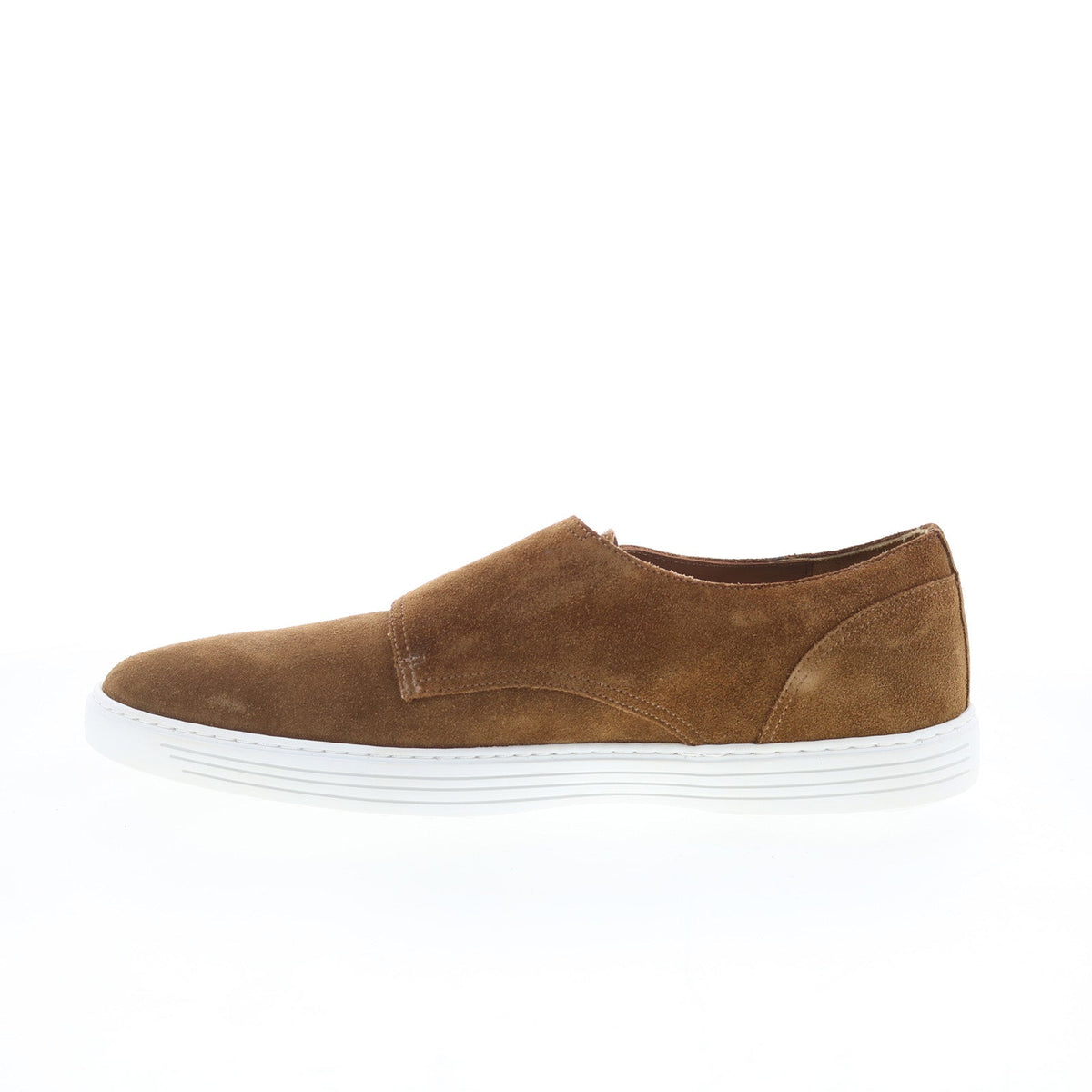 Pastori by Di Bianco Helvius Mens Brown Suede Loafers & Slip Ons Casual Shoes