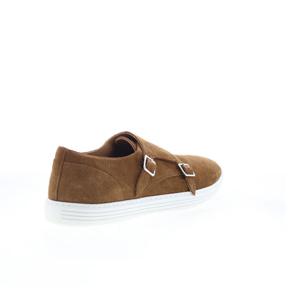 Pastori by Di Bianco Helvius Mens Brown Suede Loafers & Slip Ons Casual Shoes