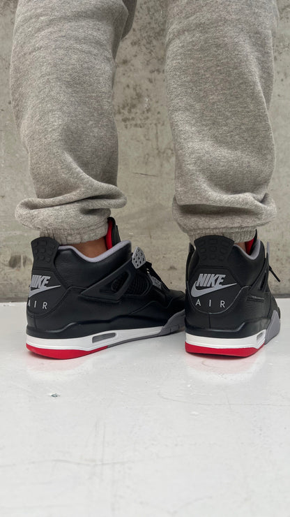Nike Grade School Womens Air Jordan 4 Retro Sneakers - 'Bred Reimagined'