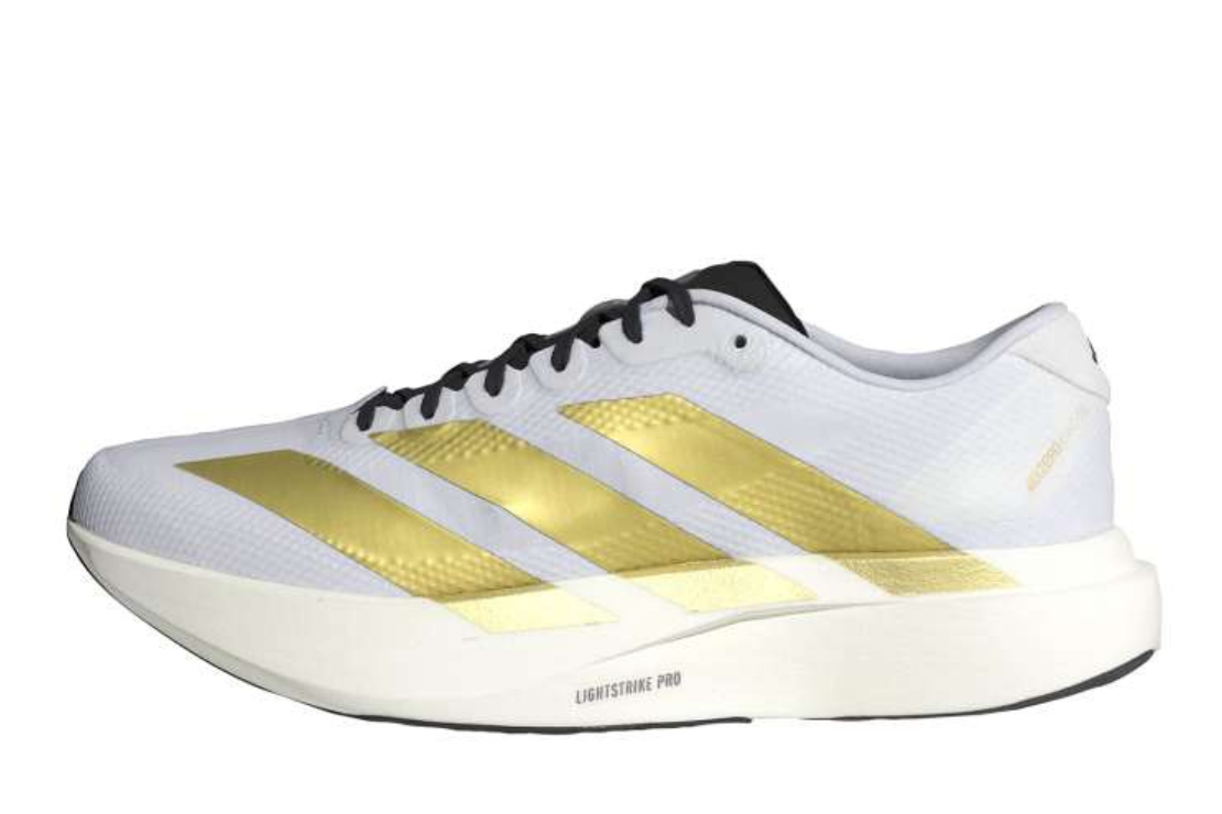 Adizero EVO SL Woven Men's :Cloud White | Matte Gold