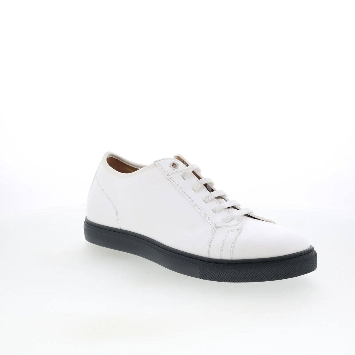 Pastori by Di Bianco Julius Mens White Leather Lifestyle Sneakers Shoes