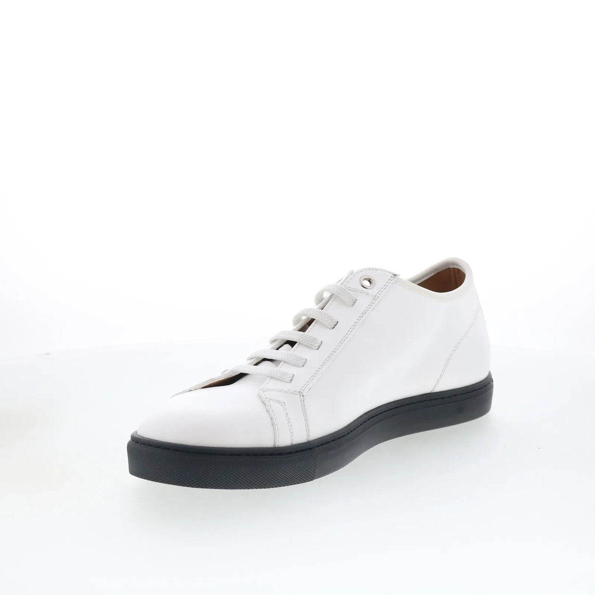 Pastori by Di Bianco Julius Mens White Leather Lifestyle Sneakers Shoes