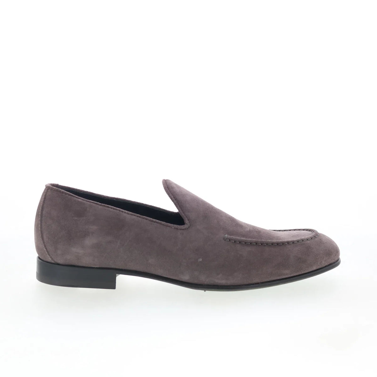 Pastori by Di Bianco Marcus Mens Gray Suede Loafers & Slip Ons Casual Shoes
