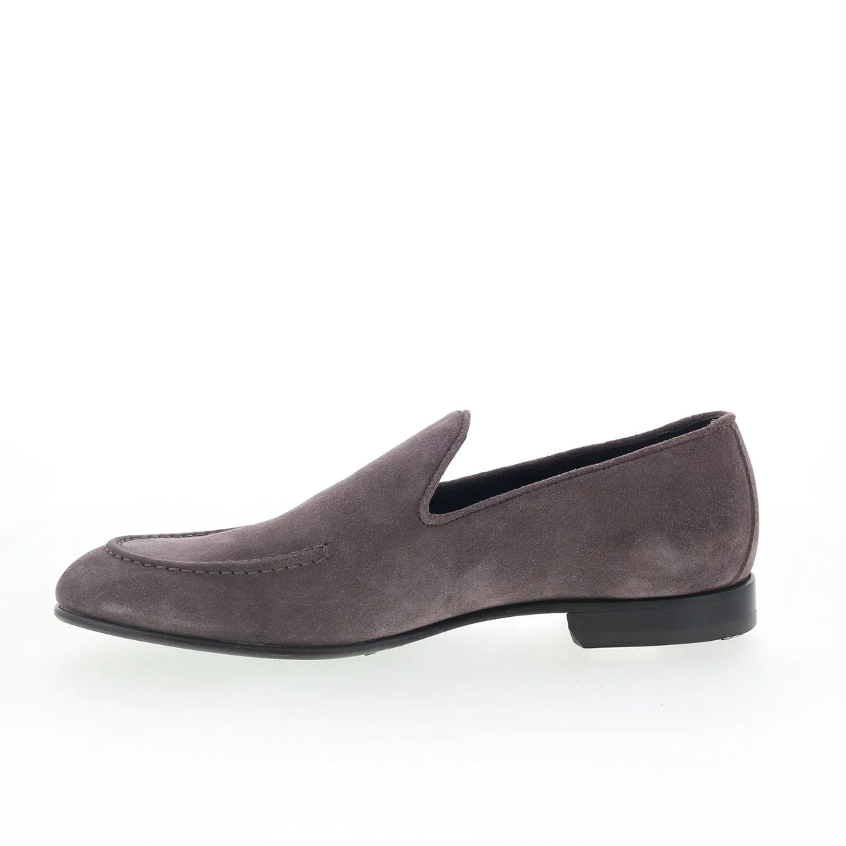 Pastori by Di Bianco Marcus Mens Gray Suede Loafers & Slip Ons Casual Shoes