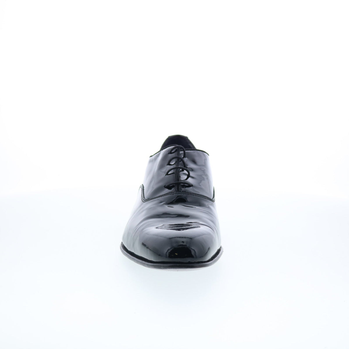 Di Bianco Marianella Mens Black Leather Oxfords & Lace Ups Plain Toe Shoes