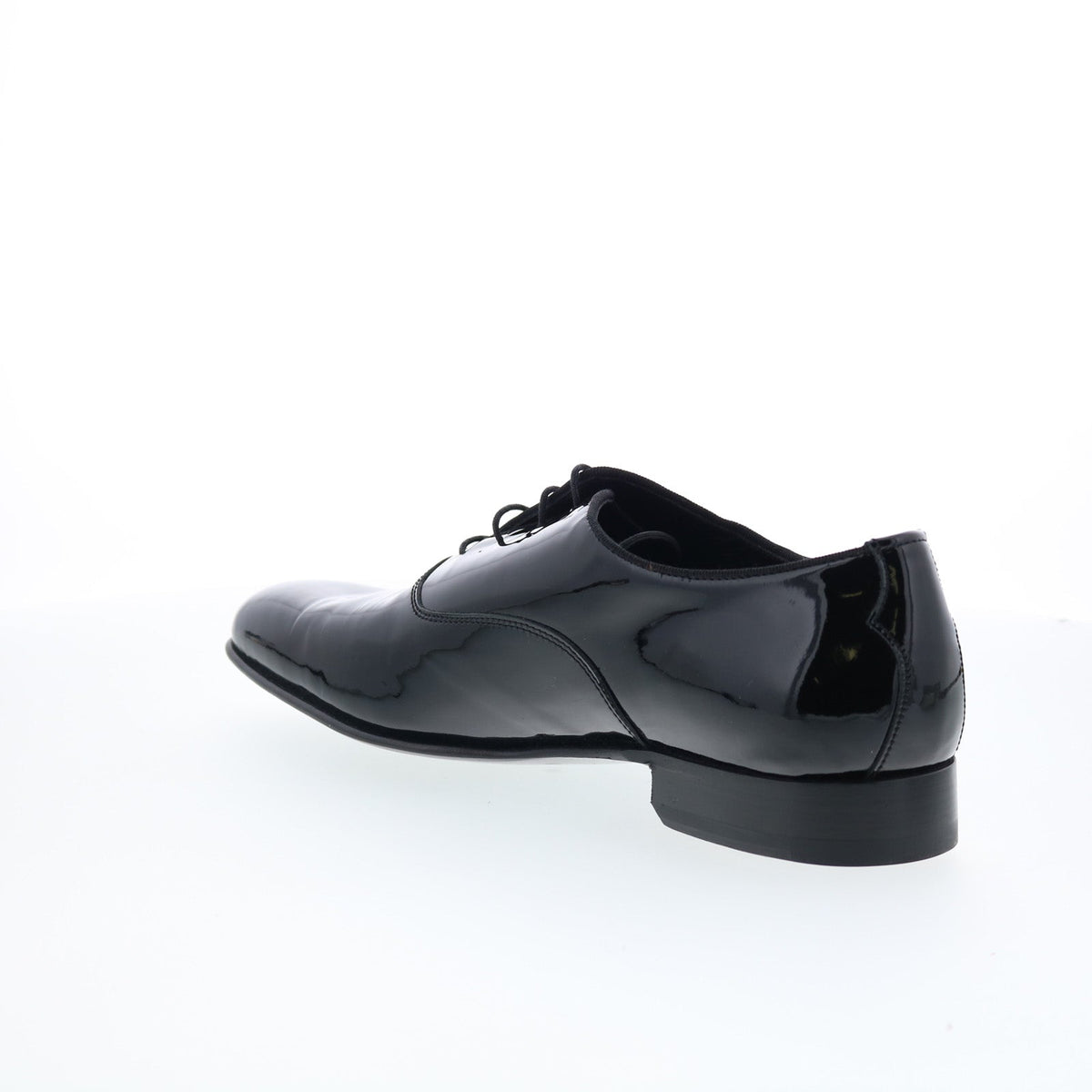 Di Bianco Marianella Mens Black Leather Oxfords & Lace Ups Plain Toe Shoes