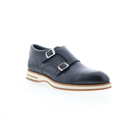 Di Bianco Micro Chiara Mens Black Leather Loafers & Slip Ons Casual Shoes