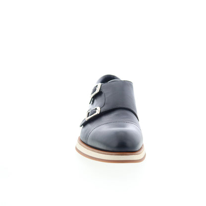 Di Bianco Micro Chiara Mens Black Leather Loafers & Slip Ons Casual Shoes