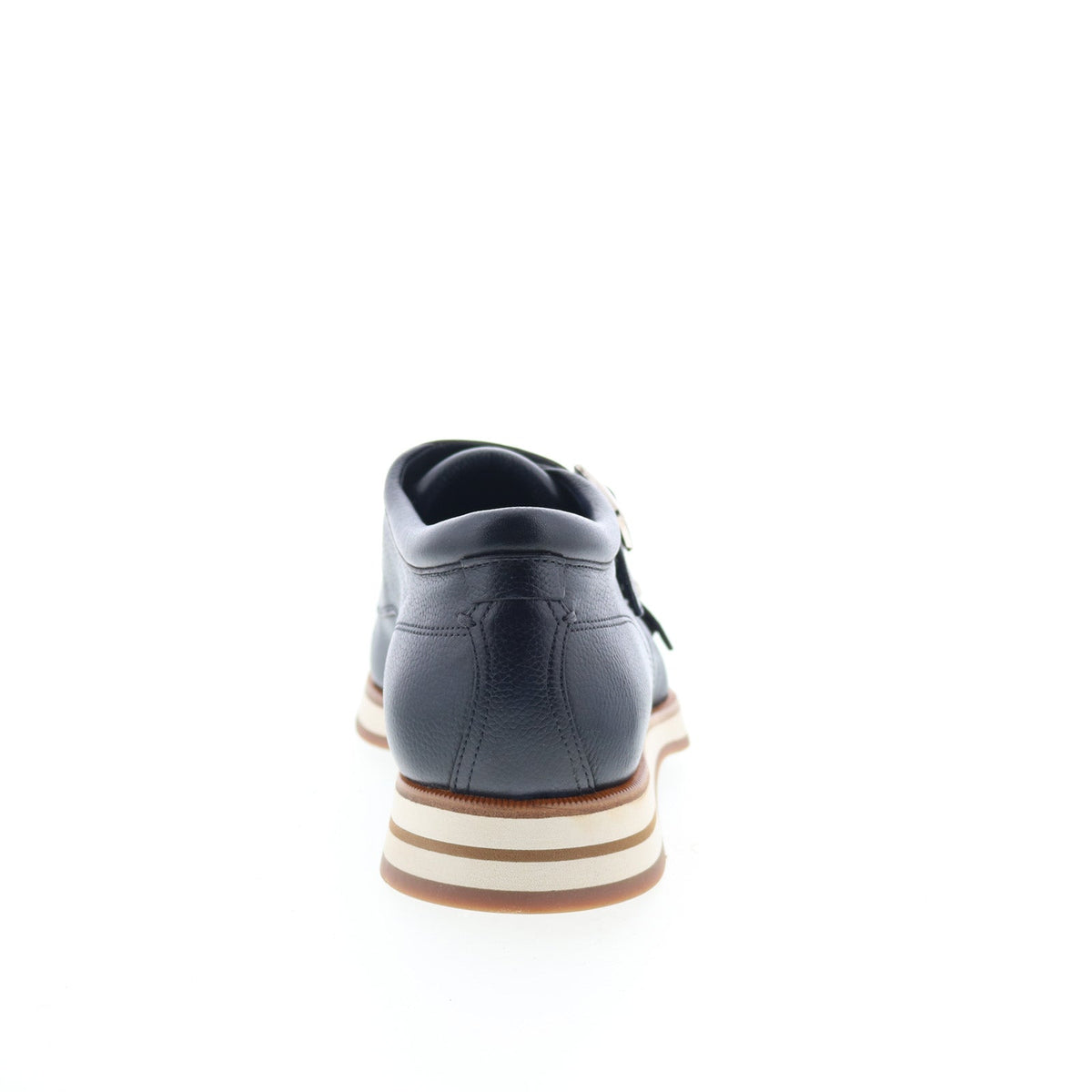 Di Bianco Micro Chiara Mens Black Leather Loafers & Slip Ons Casual Shoes