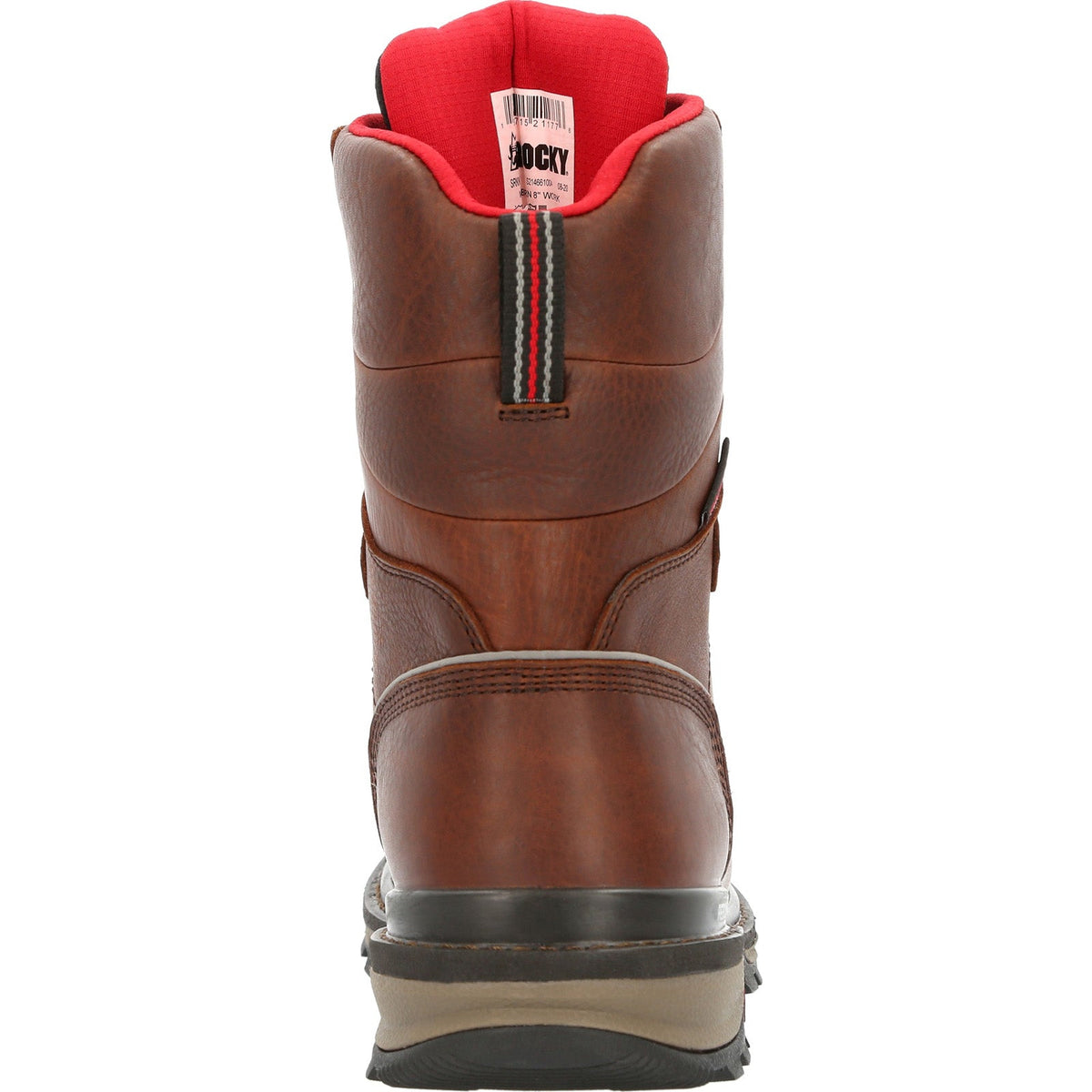 Rocky Rams Horn Lace To Toe Waterproof Mens Brown Work & Safety Boots