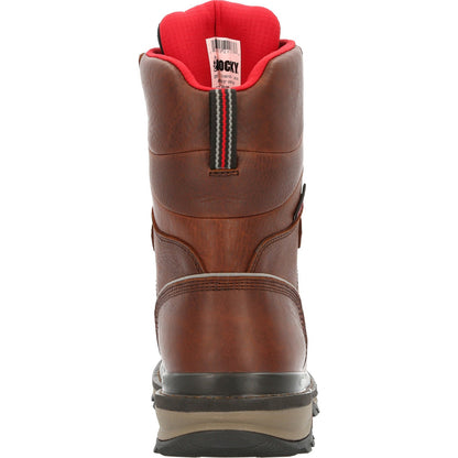 Rocky Rams Horn Lace To Toe Waterproof Mens Brown Work & Safety Boots