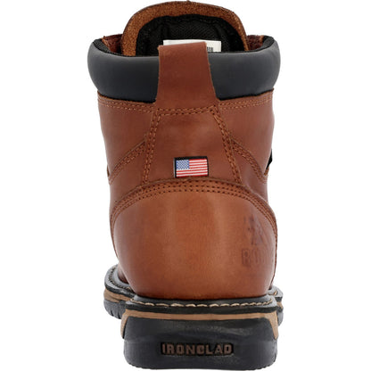 Rocky IronClad Waterproof RKK0361 Mens Brown Leather Work & Safety Boots