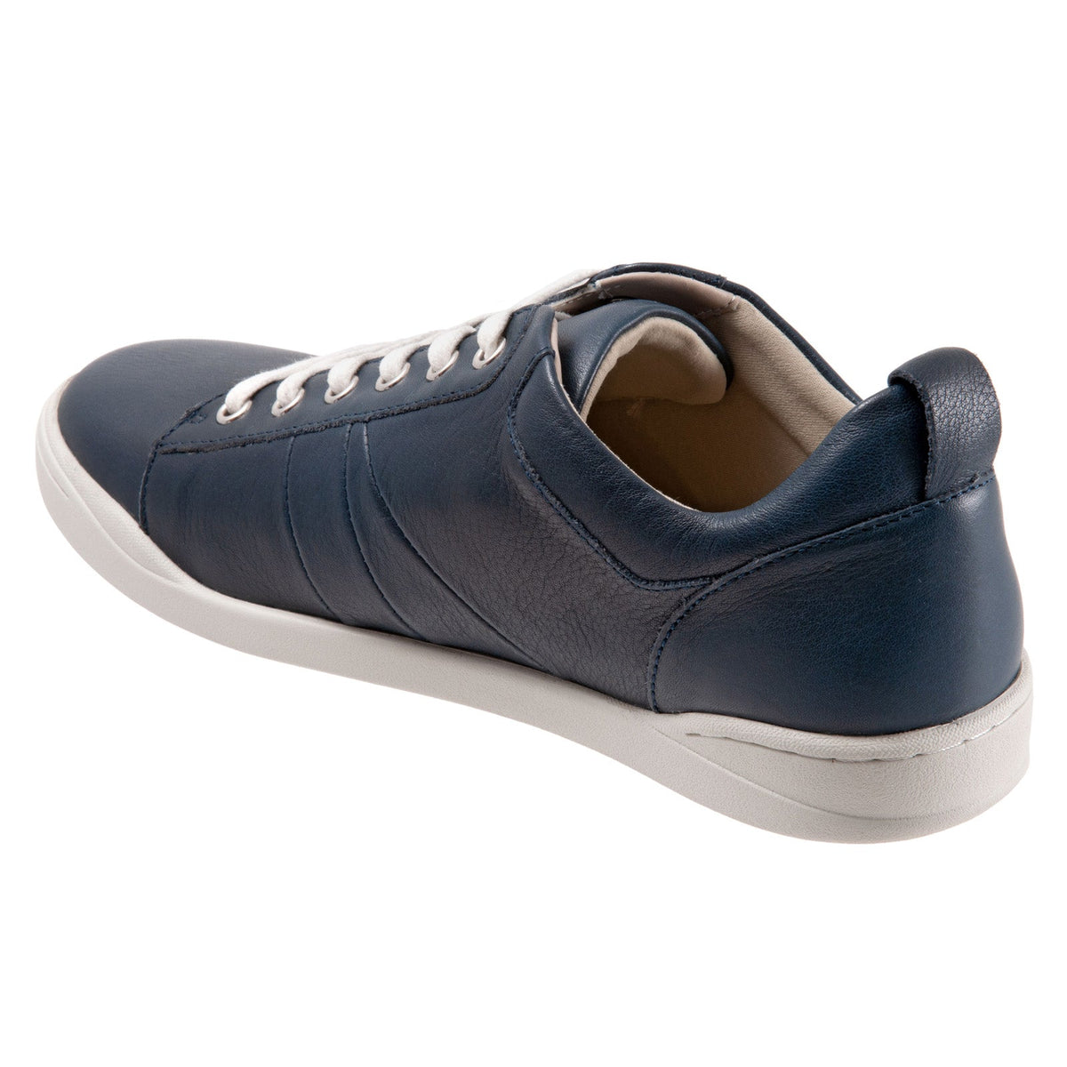 SoftWalk Athens S2051-400 Womens Blue Leather Lifestyle Sneakers Shoes