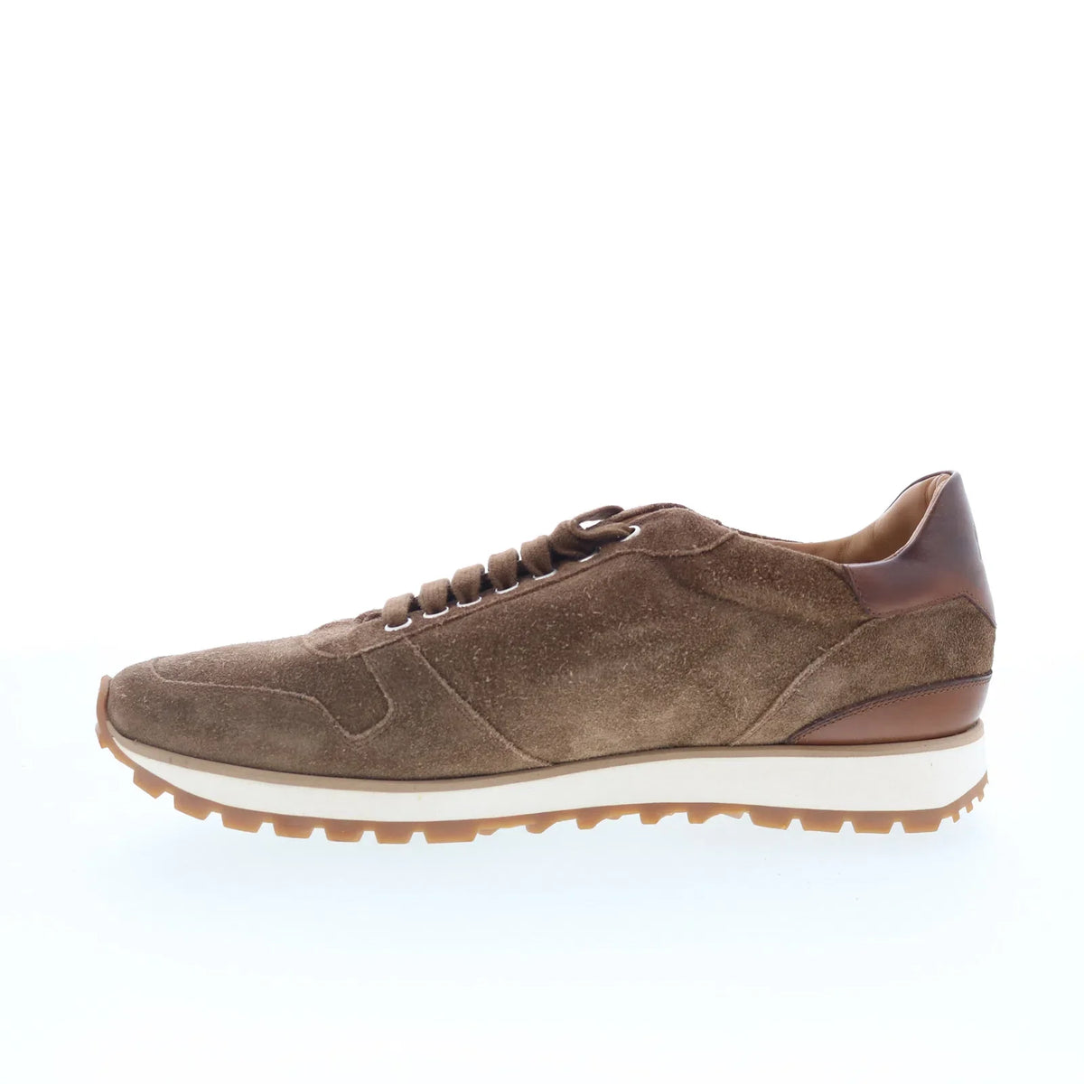 Di Bianco SB308 Mens Brown Suede Lace Up Lifestyle Sneakers Shoes