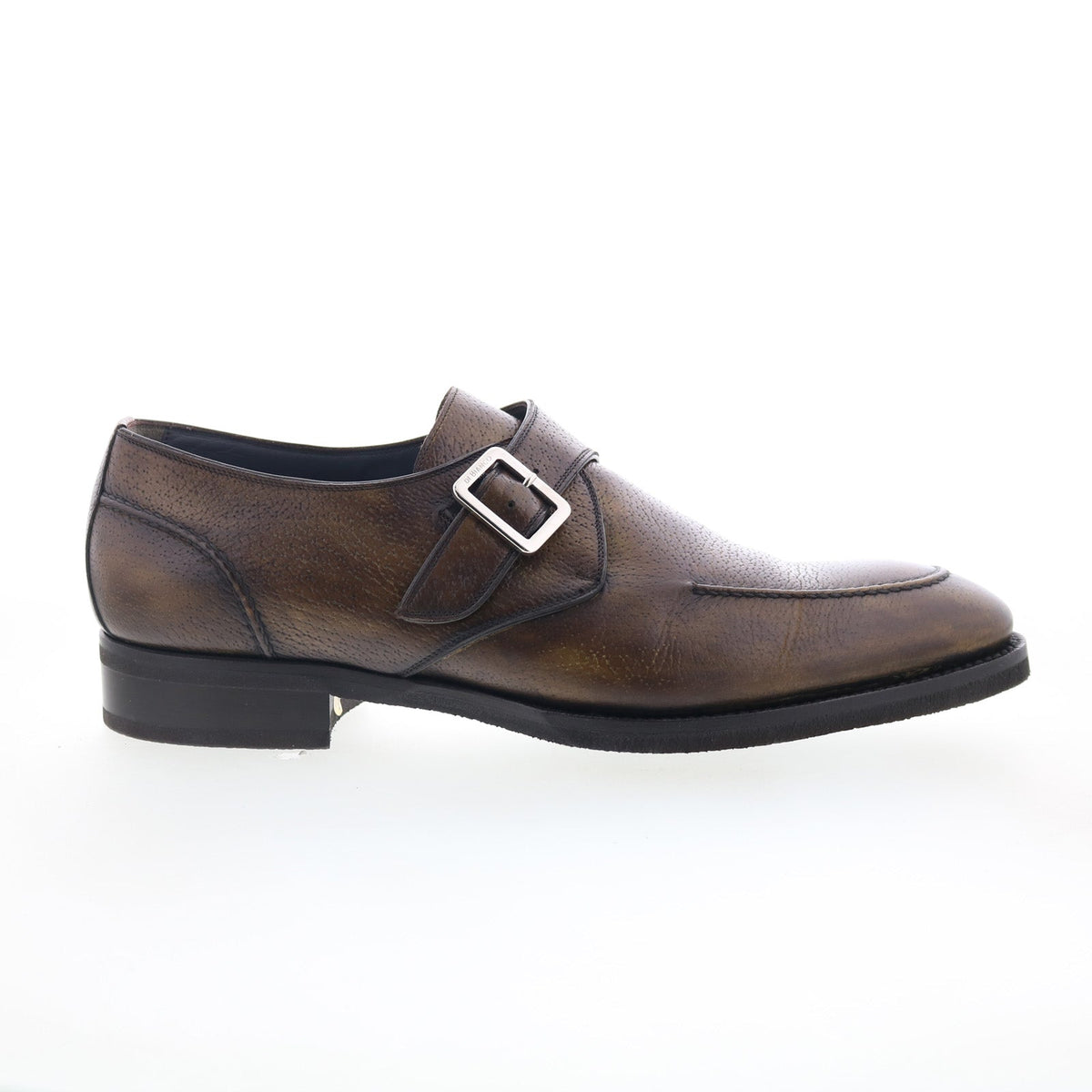 Di Bianco SBP906G Mens Brown Leather Loafers & Slip Ons Casual Shoes