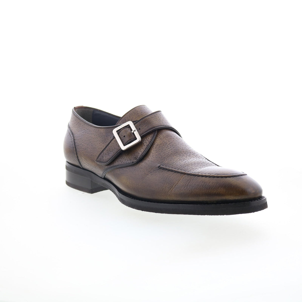 Di Bianco SBP906G Mens Brown Leather Loafers & Slip Ons Casual Shoes