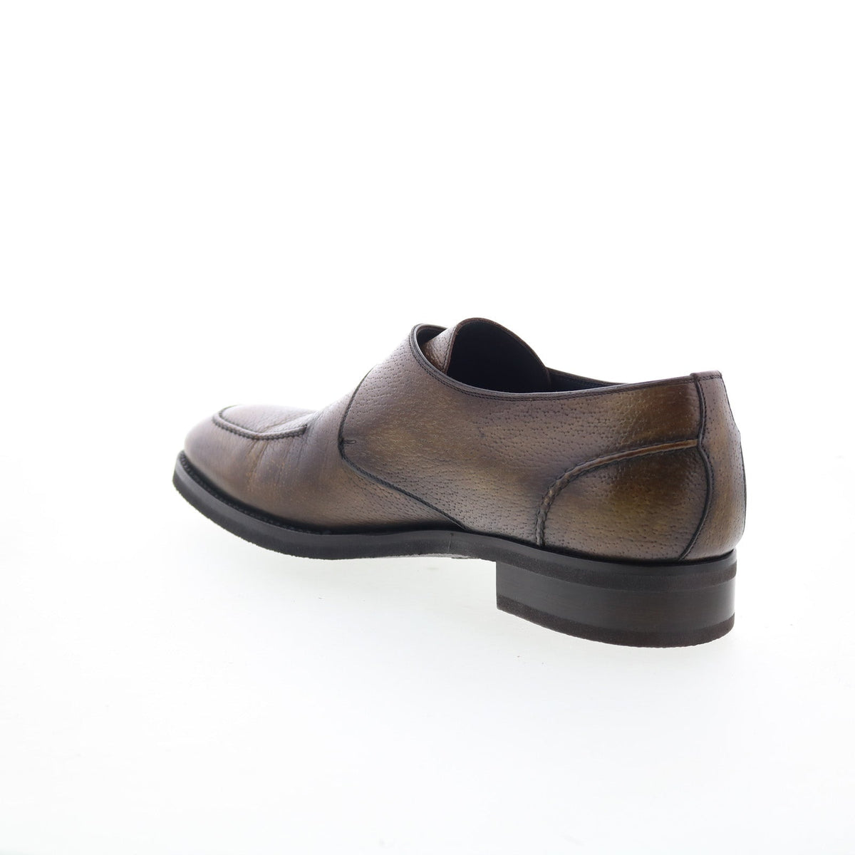 Di Bianco SBP906G Mens Brown Leather Loafers & Slip Ons Casual Shoes
