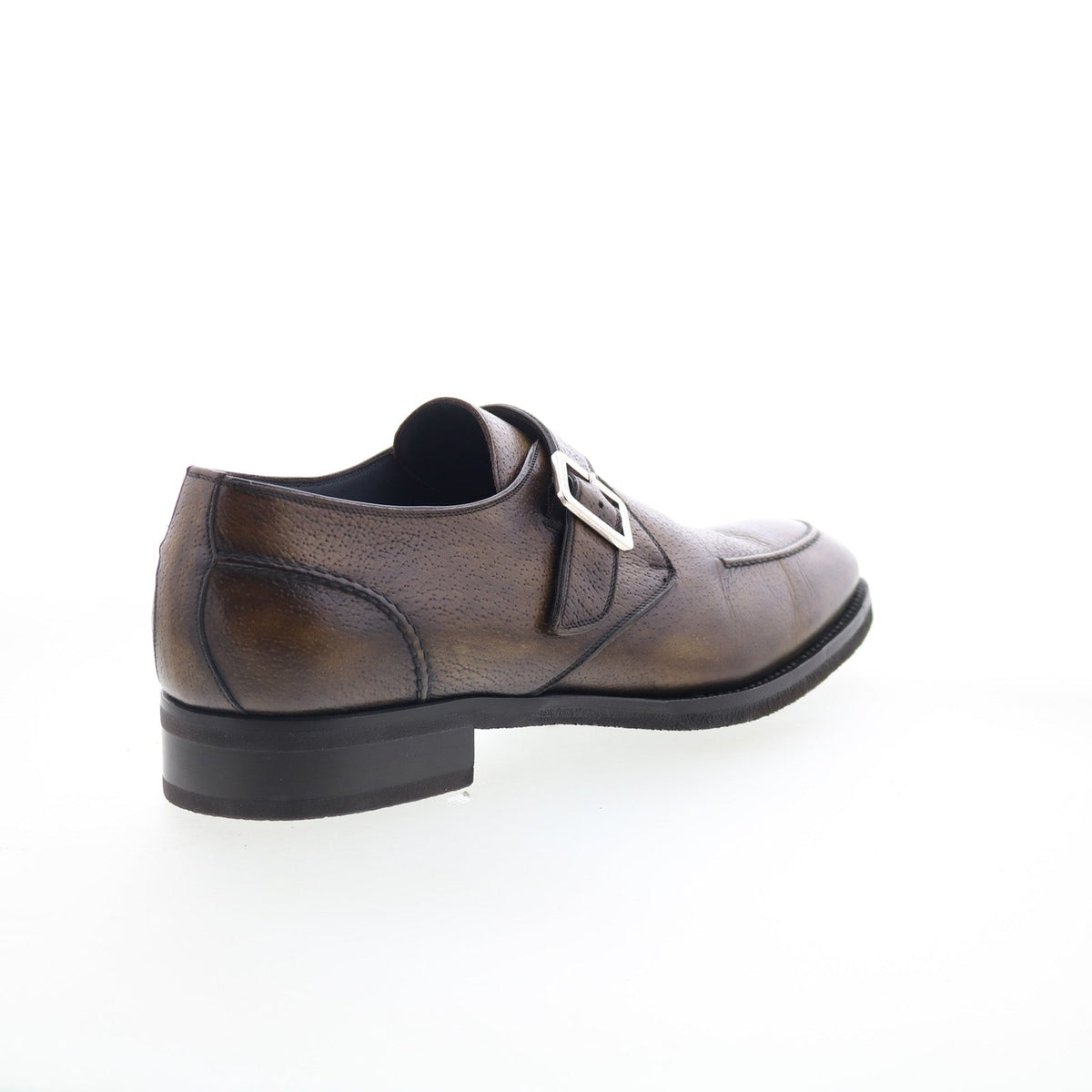 Di Bianco SBP906G Mens Brown Leather Loafers & Slip Ons Casual Shoes
