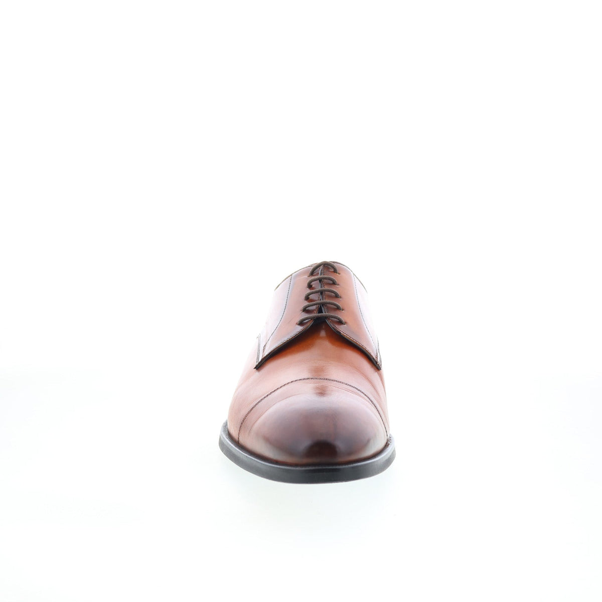 Di Bianco SC538 Mens Brown Leather Lace Up Oxfords & Lace Ups Cap Toe Shoes