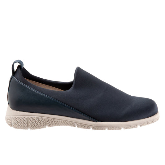 Trotters Ultima T2257-400 Womens Blue Leather Lifestyle Sneakers Shoes