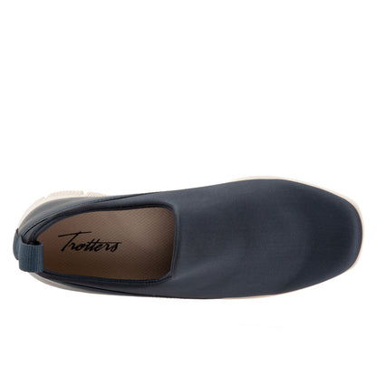 Trotters Ultima T2257-400 Womens Blue Leather Lifestyle Sneakers Shoes