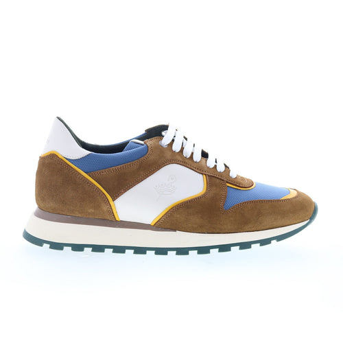 Pastori by Di Bianco Thrax Mens Brown Suede Lace Up Lifestyle Sneakers Shoes