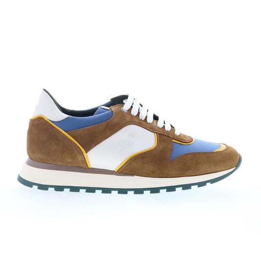 Pastori by Di Bianco Thrax Mens Brown Suede Lace Up Lifestyle Sneakers Shoes