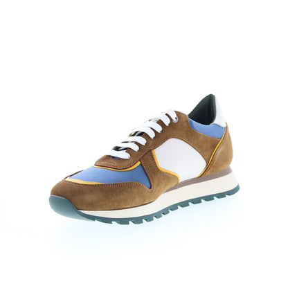 Pastori by Di Bianco Thrax Mens Brown Suede Lace Up Lifestyle Sneakers Shoes