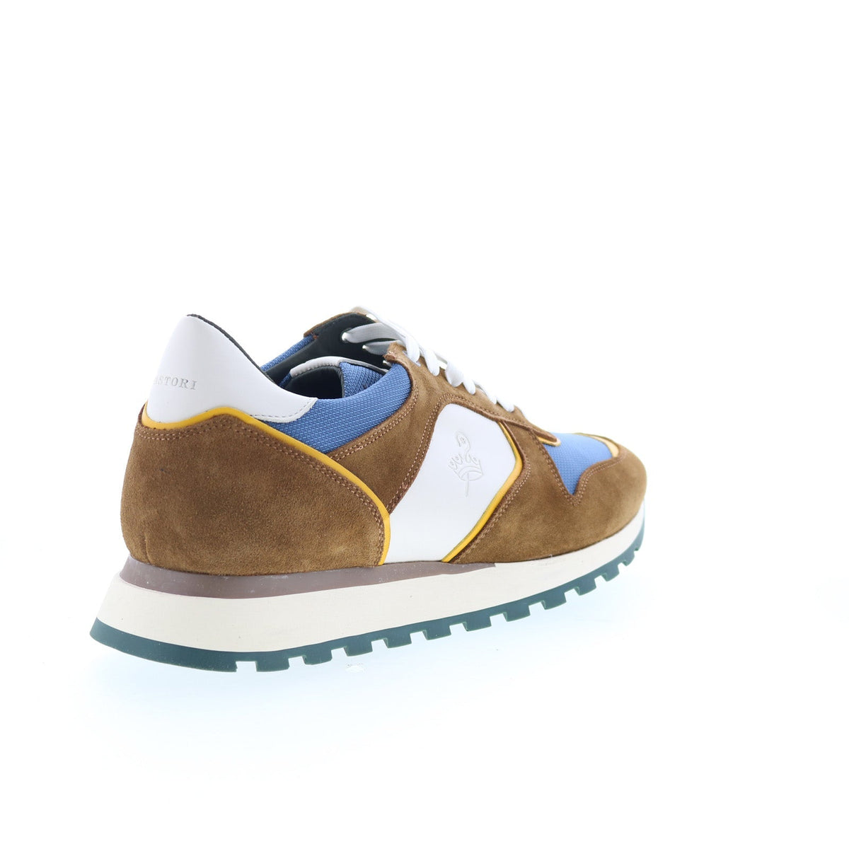 Pastori by Di Bianco Thrax Mens Brown Suede Lace Up Lifestyle Sneakers Shoes