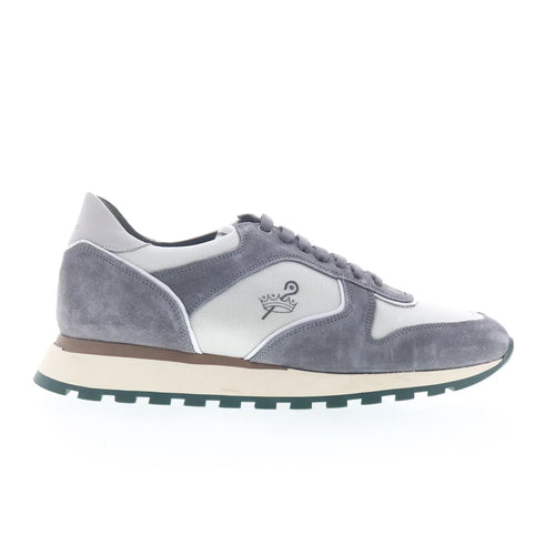 Pastori by Di Bianco Thrax Mens Gray Suede Lace Up Lifestyle Sneakers Shoes