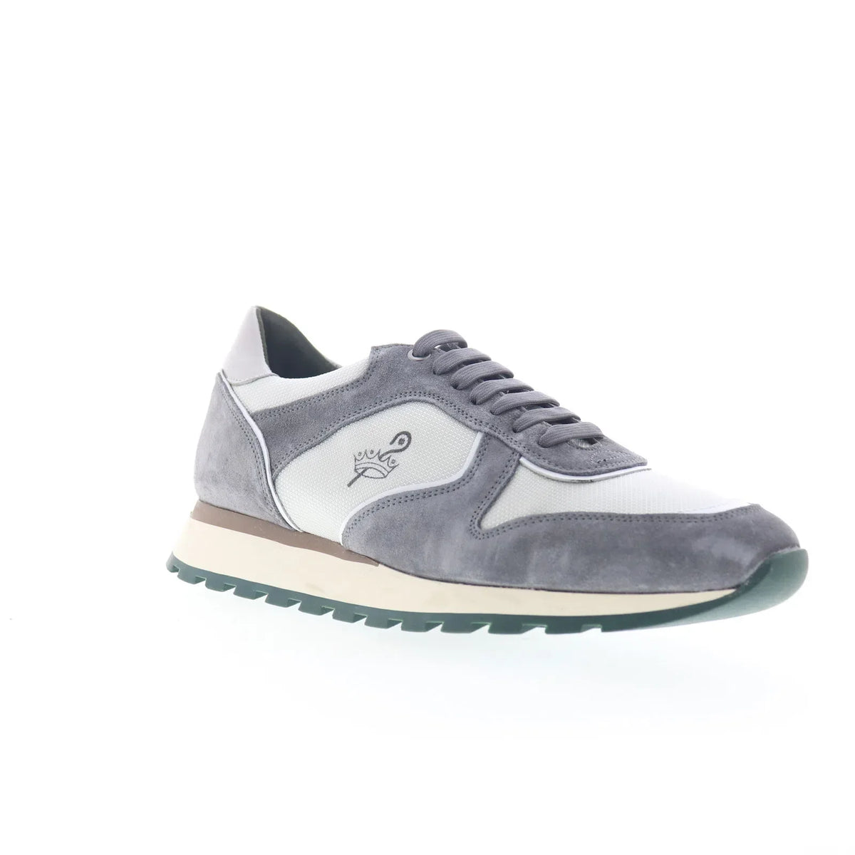 Pastori by Di Bianco Thrax Mens Gray Suede Lace Up Lifestyle Sneakers Shoes