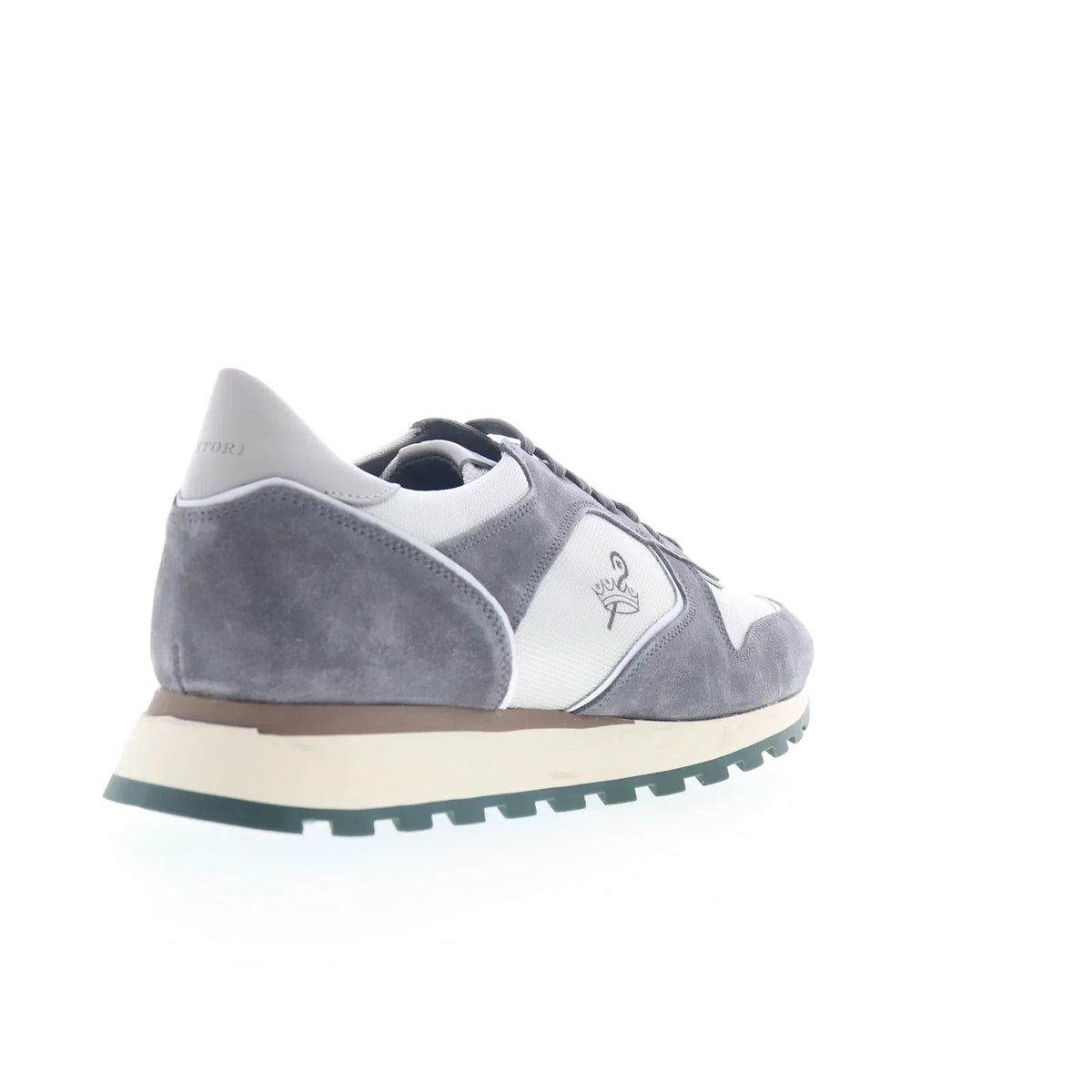 Pastori by Di Bianco Thrax Mens Gray Suede Lace Up Lifestyle Sneakers Shoes
