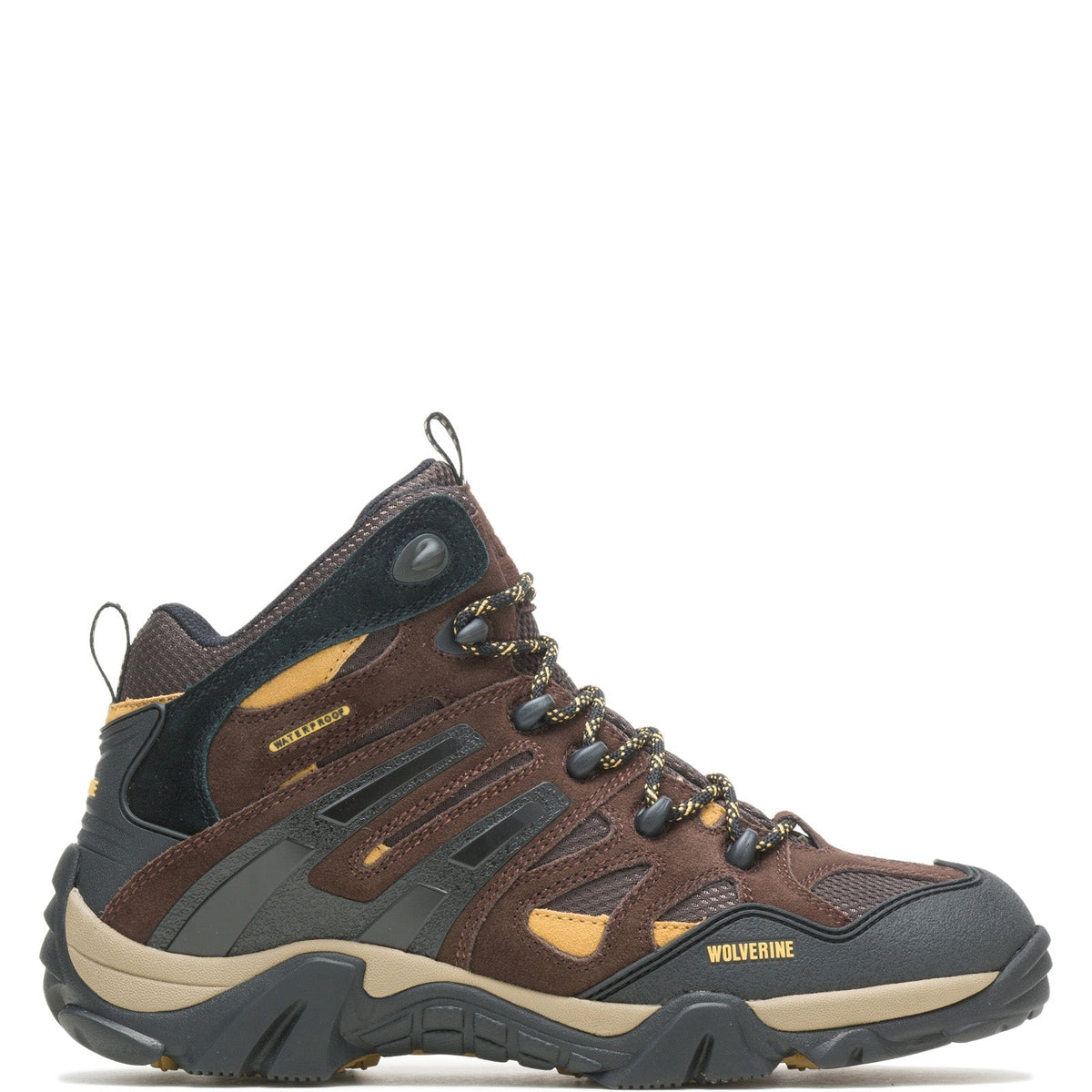 Wolverine Wilderness Waterproof Chukka W880231 Mens Brown Wide Hiking Boots