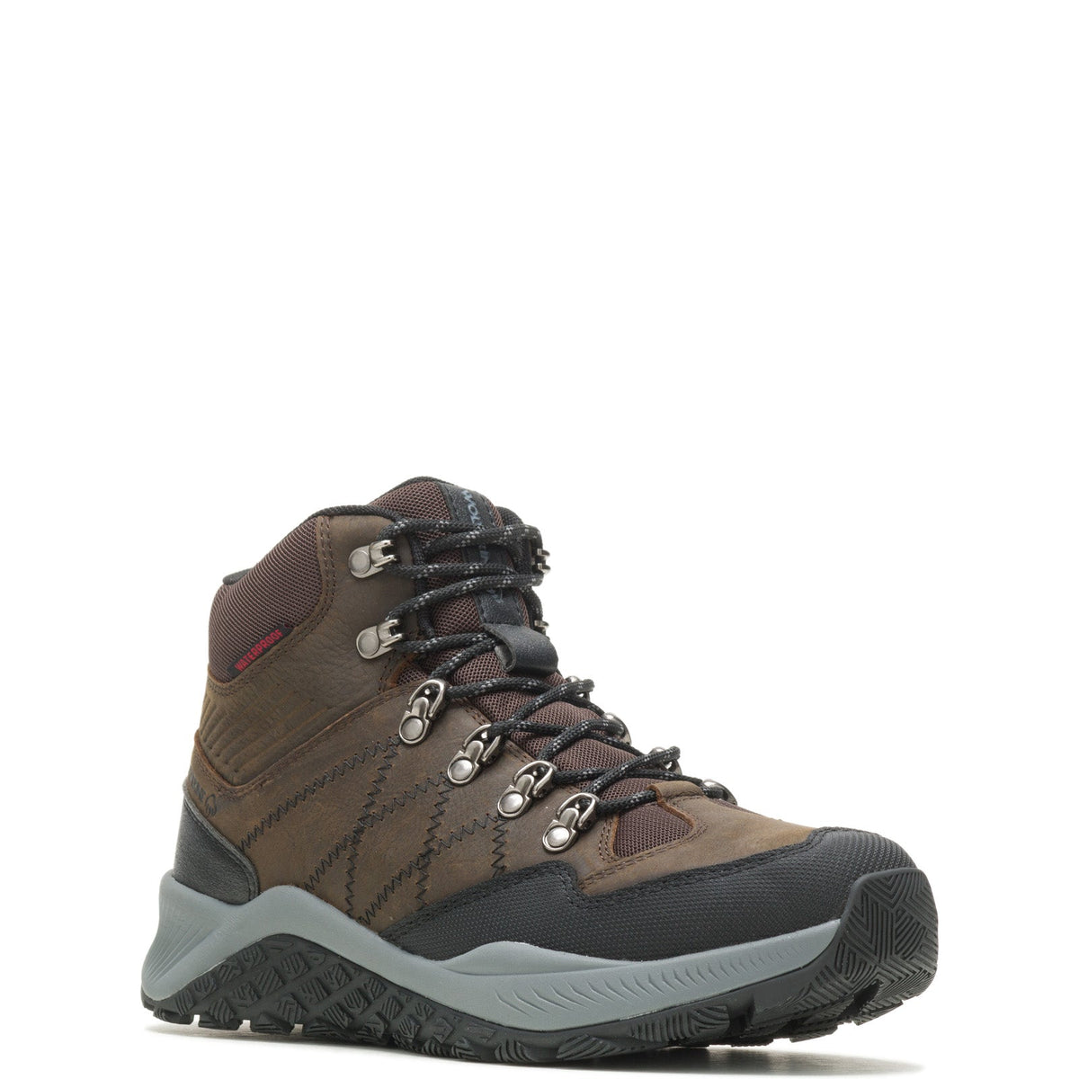 Wolverine Luton Hiker Waterproof Mid W880298 Mens Brown Wide Hiking Boots